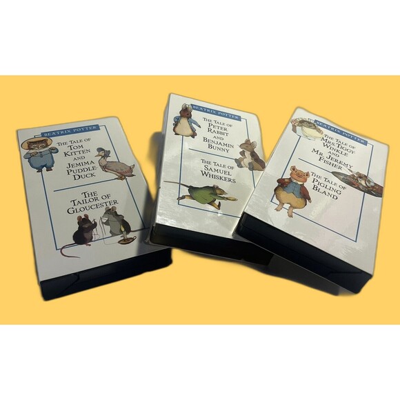 Beatrix Potter - The World of Peter Rabbit and Friends Lot of 3 VHS - 1993 - Picture 6 of 6